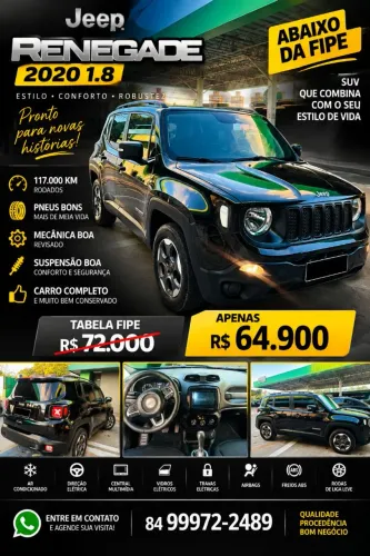 Jeep Renegade 1.8 4X2 Flex 16V Aut. 2020