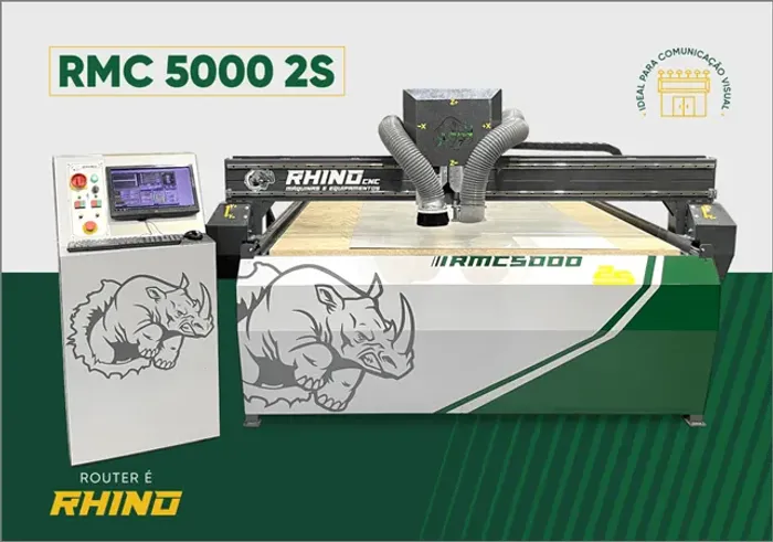 Router CNC Rhino 5000x1500 2 Spindles