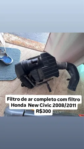 Filtro de ar completo com filtro  new civic 