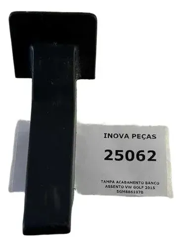 Tampa Acabamento Banco Assento Vw Golf 2015 5gm886197b Ppreto