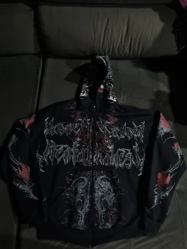 Moletom Zip com Touca Skull Crusher Drop - Mental Madness