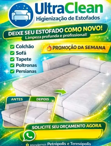 Lavagem a seco de estofados em geral