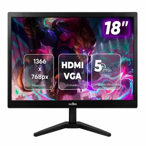 Monitor 18" LED VGA/HDMI DMN200