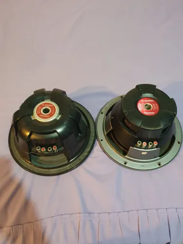 2 subwoofer pioneer 12" aceito cartão 