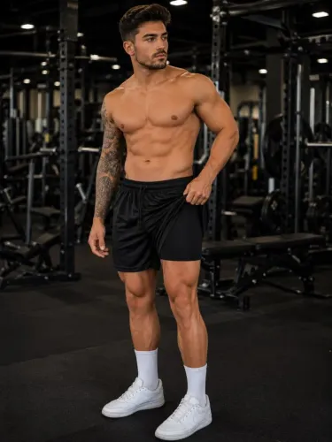 Shorts esportivos para treinos e corridas para práticas d esportes
