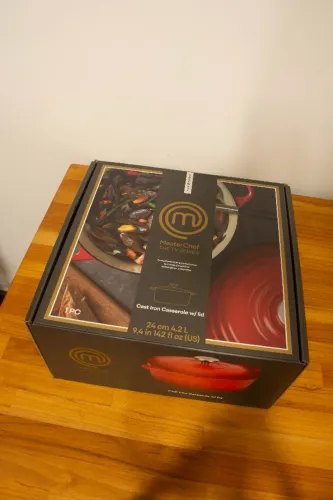Caçarola de ferro fundido 24cm - Masterchef - Promoção do Verdemar - NOVA e NUNCA USADA