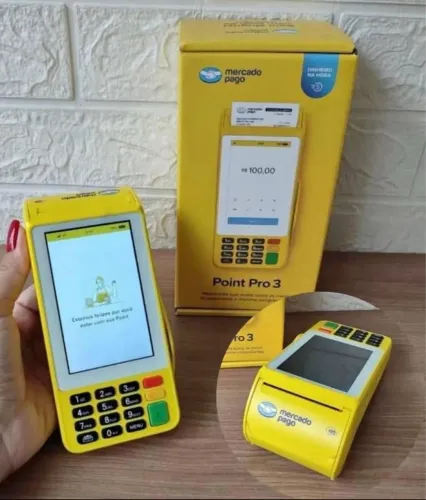 Temos disponível para você a mas nova máquina de cartão do mercado de pago Point Pro 3