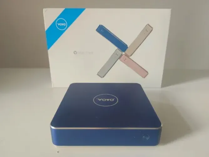 Computador Mini PC Voyo VMac processador intel placa de video integrada 4/256GB M.2