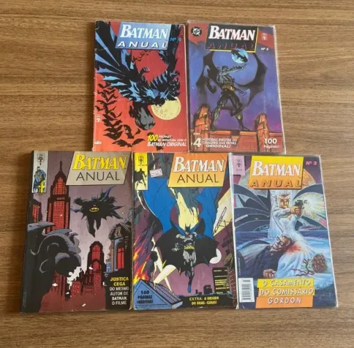 Batman Anual Abril Completo - 5 Edições