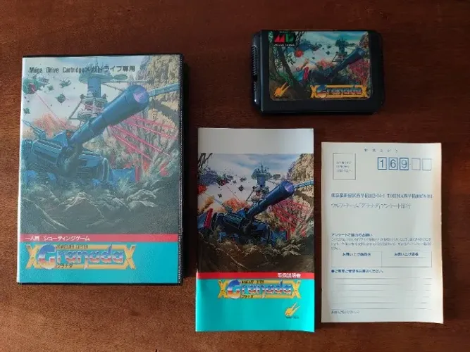 Granada Mega Drive Japonês Na Caixa Completo Com Registro!!!