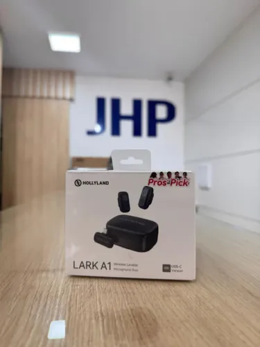 Microfone Hollyland Lark A1 DUO - USB-C Preto | LACRADO | Parcela Sem Juros | Curitiba