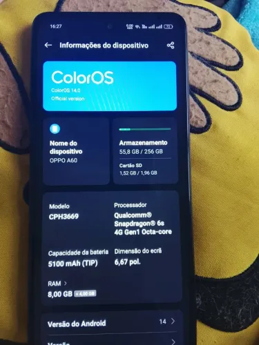 Celular OPPO A60