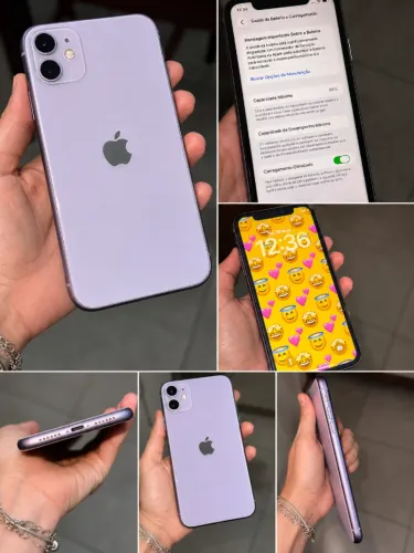 iPhone 11 128GB Lilás - Muito Conservado - Sem Detalhes