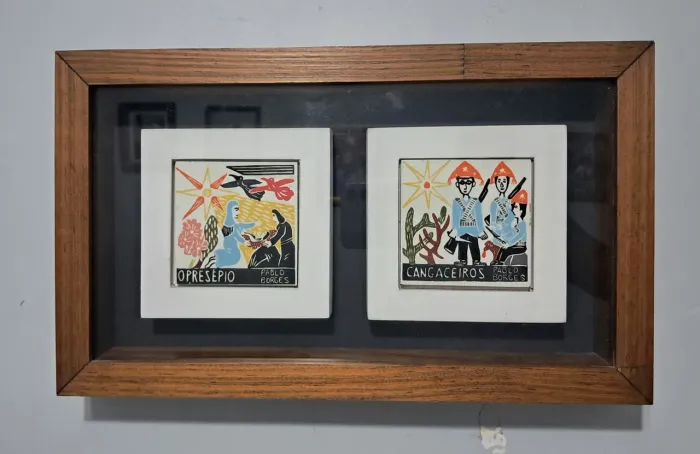 Obra Original de Pablo Borges - "O Presépio" e "Cangaceiros"