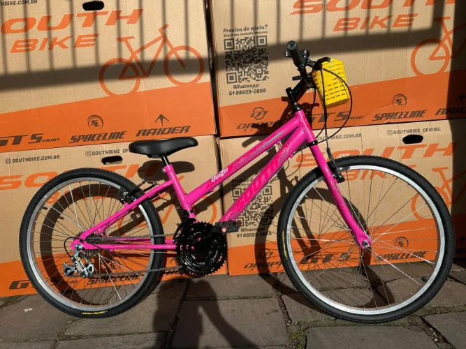 Bicicleta aro 24 com marchas nova com nota fiscal