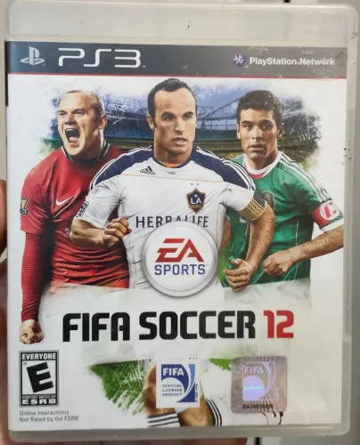 FIFA 2012 caixa, manual (CD não funcionando) Playstation 3 PS3 em Uberlândia e Uberaba.
