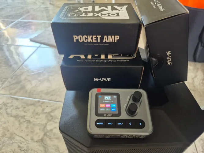 Pocket amp M Vave Mini pedaleira poucas unidades