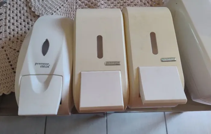 Dispenser espuma de sabão, Dispenser sabão líquido, porta papel toalha