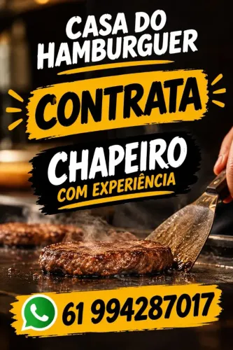 Contrato chapeiro para hamburgueria