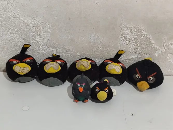Kit angry birds pelúcia 