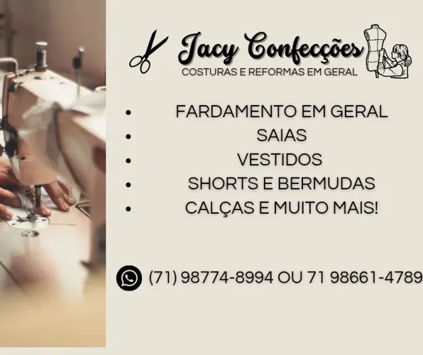 Costuras e Reformas em Geral!