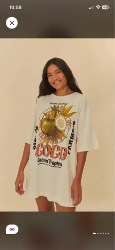 Vestido tshit farm gg