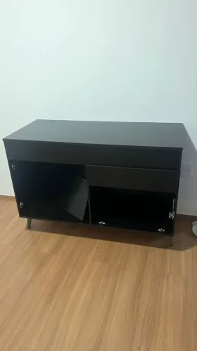 Balcão / Buffê Multiuso Preto - Excelente Estado