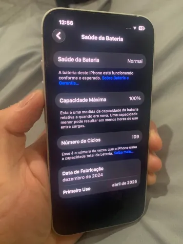 Vendo iPhone 16e com nota fiscal
