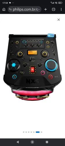 Torre HI-FI Phillips Nitro NX6 de 2200 watts RMS <br>2200 Watts RMS