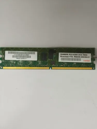 LOTE COM 33 UNIDADES MEMORIA RAM RIVERBED SEVIDOR 2GB ECC PC2-5300