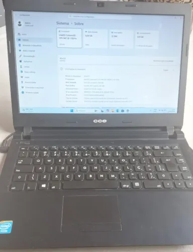 Notebook CCE Ultra Thin U25 Funcionando Usado