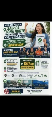 Curso preparatório para concursos públicos 