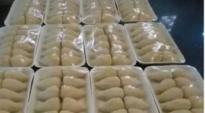 Coxinha de massa de mandioca