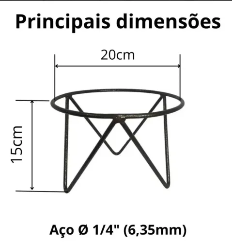 Suporte Tripé De Ferro 2 modelos