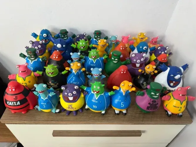 Coleção Poupançudos CAIXA - Mascotes antigos de 2006