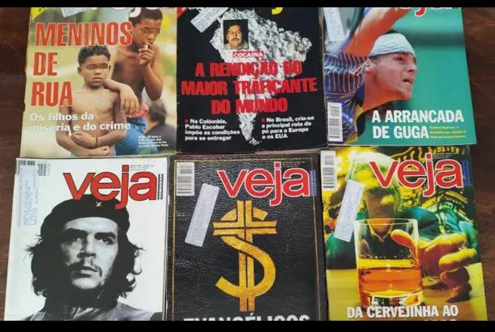 Revistas Veja e Visão 150 unidades