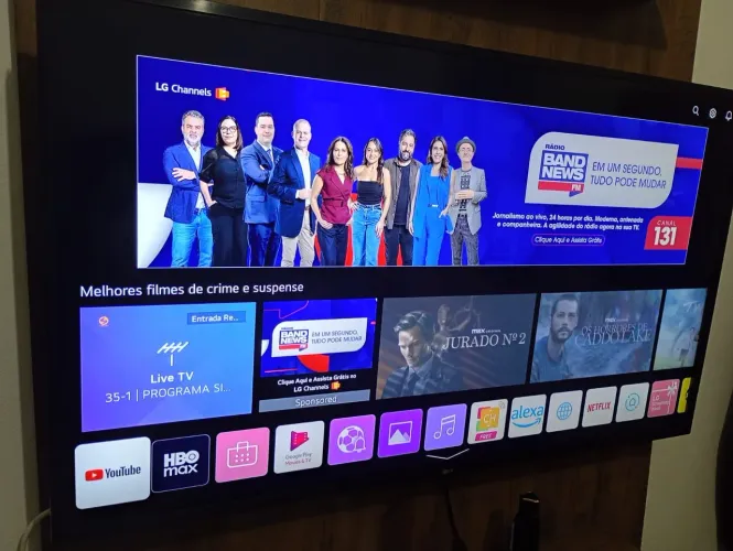 Smart TV LG 50" 4K UHD - Wi-Fi, Netflix, YouTube - Perfeito Estado