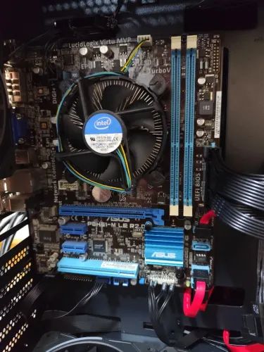 Kit LGA1155 Asus + Fonte 650w MSI + Gabinete + Suporte RedDragon