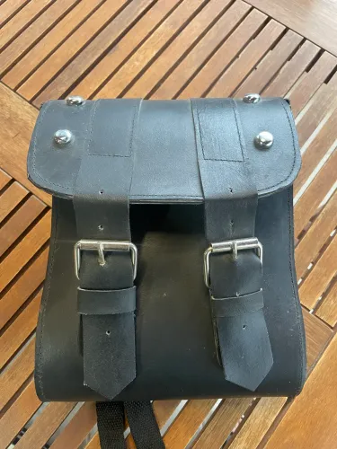 Bolsa de couro multi-uso para moto, bike, etc