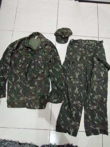 Camuflada para quem gosta de acampamento tamanho G