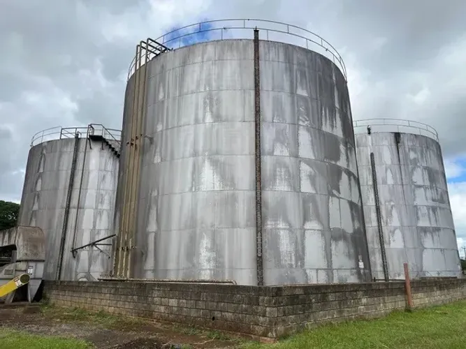 4 Tanques Aço Carbono 1.850 m³ (1,85 Milhão de Litros) R$ 2,60/kg