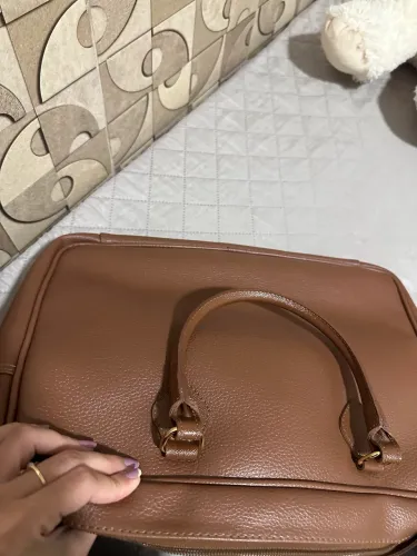 Bolsa de couro para notebook