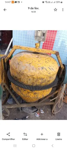 Betonera 500 litro super com cevada