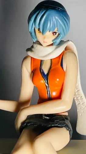 Rei Ayanami Gashapon Neon Genesis Evangelion Anime / Mangá - miniatura altura 8 cm