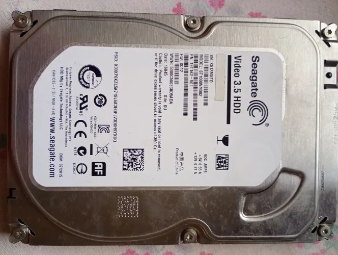 HD seargate video 3.5 hdd 1TB 5900 rpm para DVR