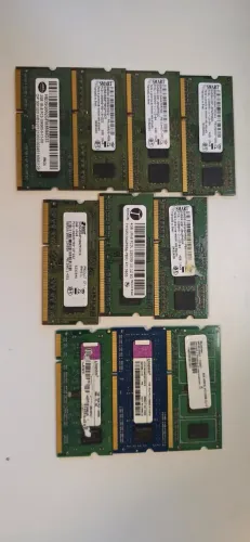 Pacote de Memórias RAM SODIMM DDR3 (Diversos) - Pra sair Hoje!