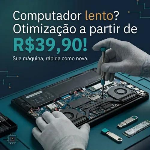 Formatação, limpeza, Backup etc.