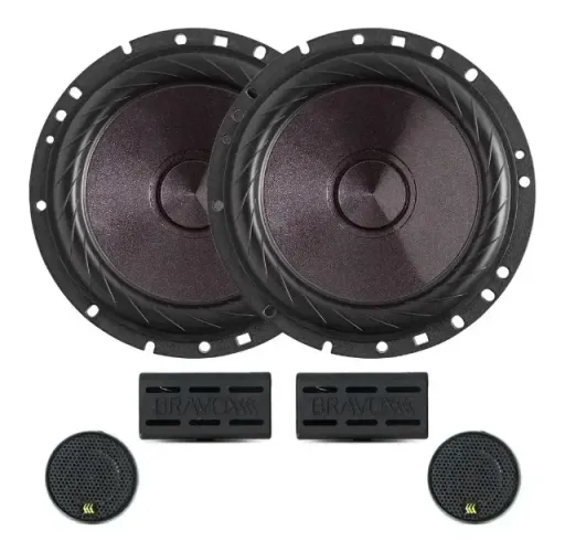 Kit 2 Vias 6 Polegadas Bravox Cs60p 240w Alto Falante 4 Ohms - Excelente Estado!