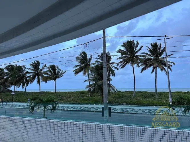 Apto 2Q 1 Suíte 70m², Mobiliado, Frente Mar. Para Alugar, em Intermares - Cabedelo/PB
