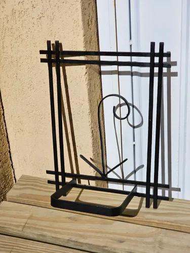 Suporte de planta. Metal e de parede.